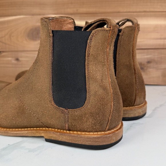 Freebird Curtis Mens Brown Suede Cap Toe Chelsea Boots Size 8 Leather Sole‎ main image 9
